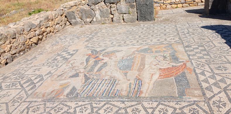 戴安娜浴池，瓦勒比利斯的古罗马镶嵌画